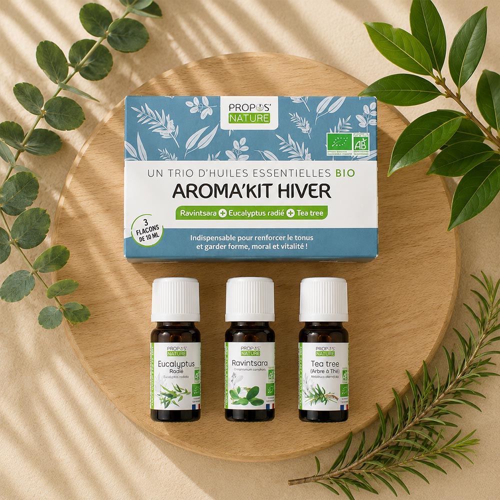 Aroma'kit Hiver - 3 huiles essentielles bio