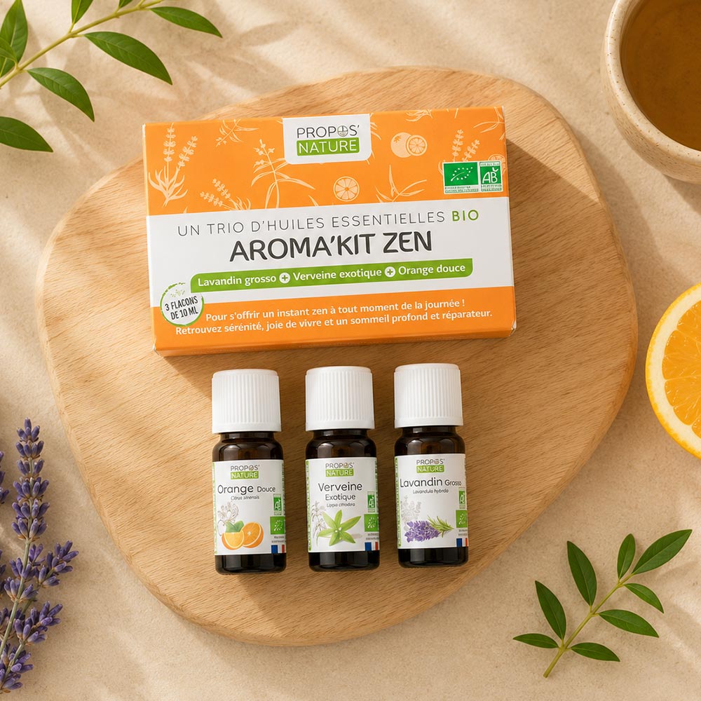 Aroma'kit Zen- 3 huiles essentielles bio