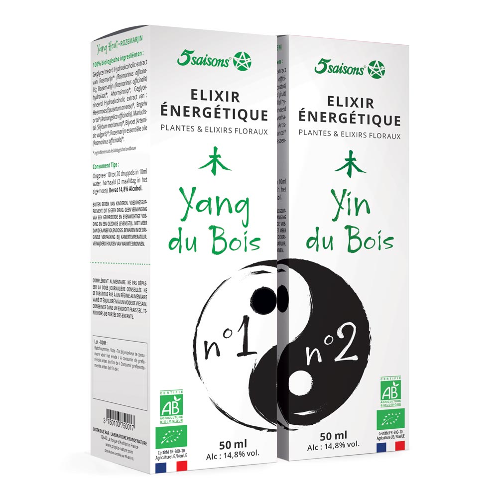 Elixir énergétique Yang et Yin du bois