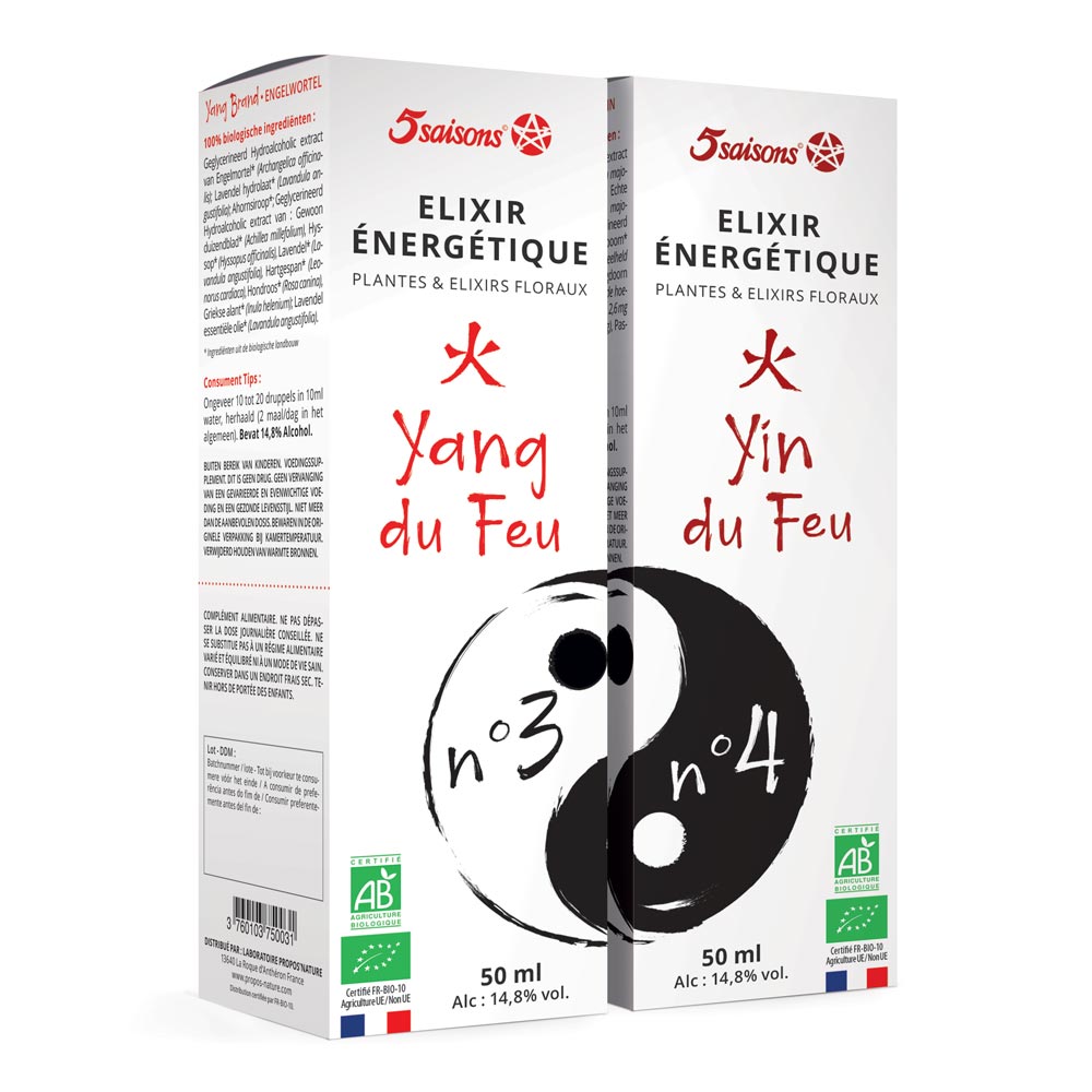Elixir énergétique yang et Yin du feu
