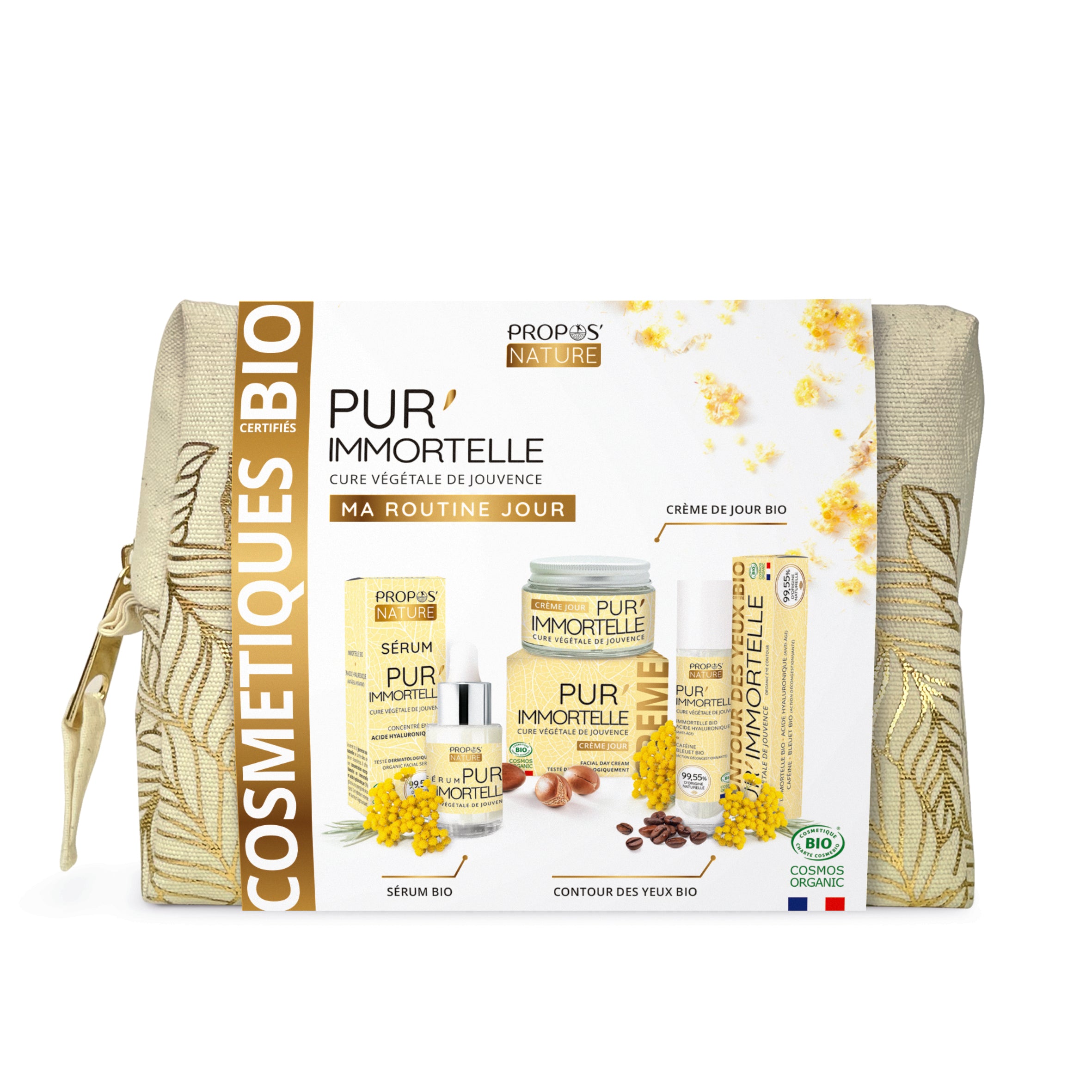 Trousse soins anti-âge Bio Pur'immortelle - Routine jour