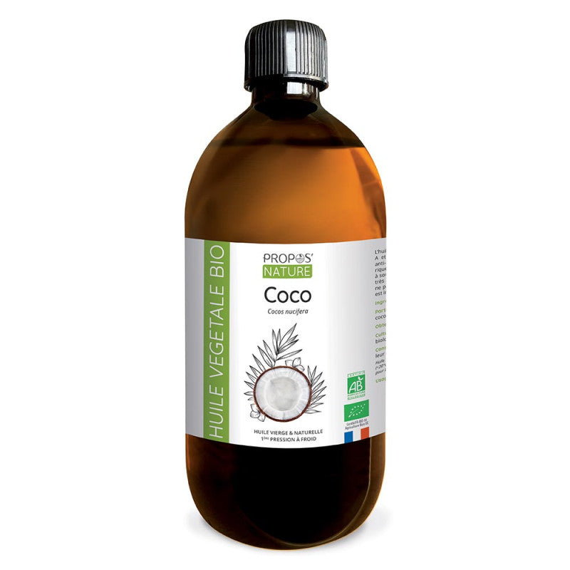 Huile de Coco vierge Bio