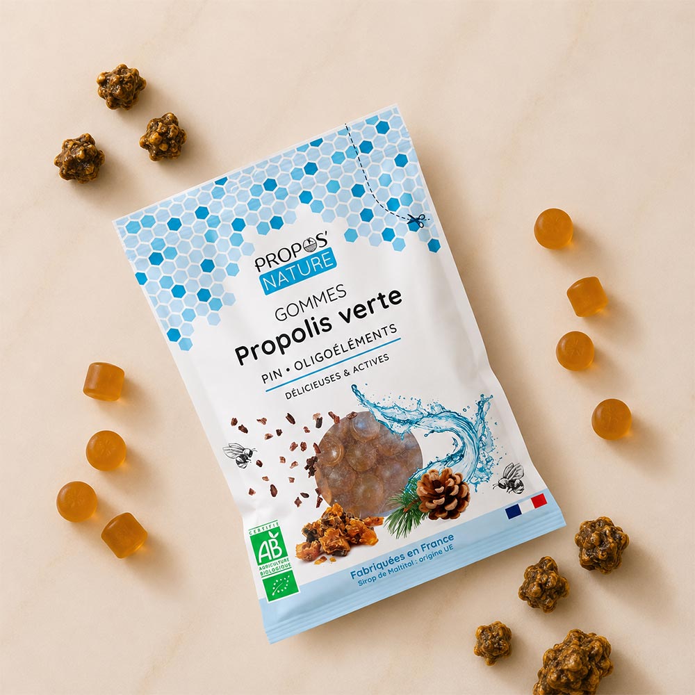 Green Propolis, Pine and Trace Elements Lozenges