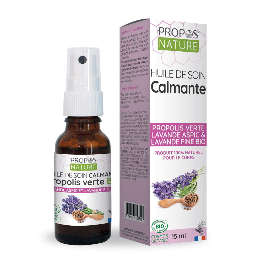 Calming Organic Lavender & Propolis Oil