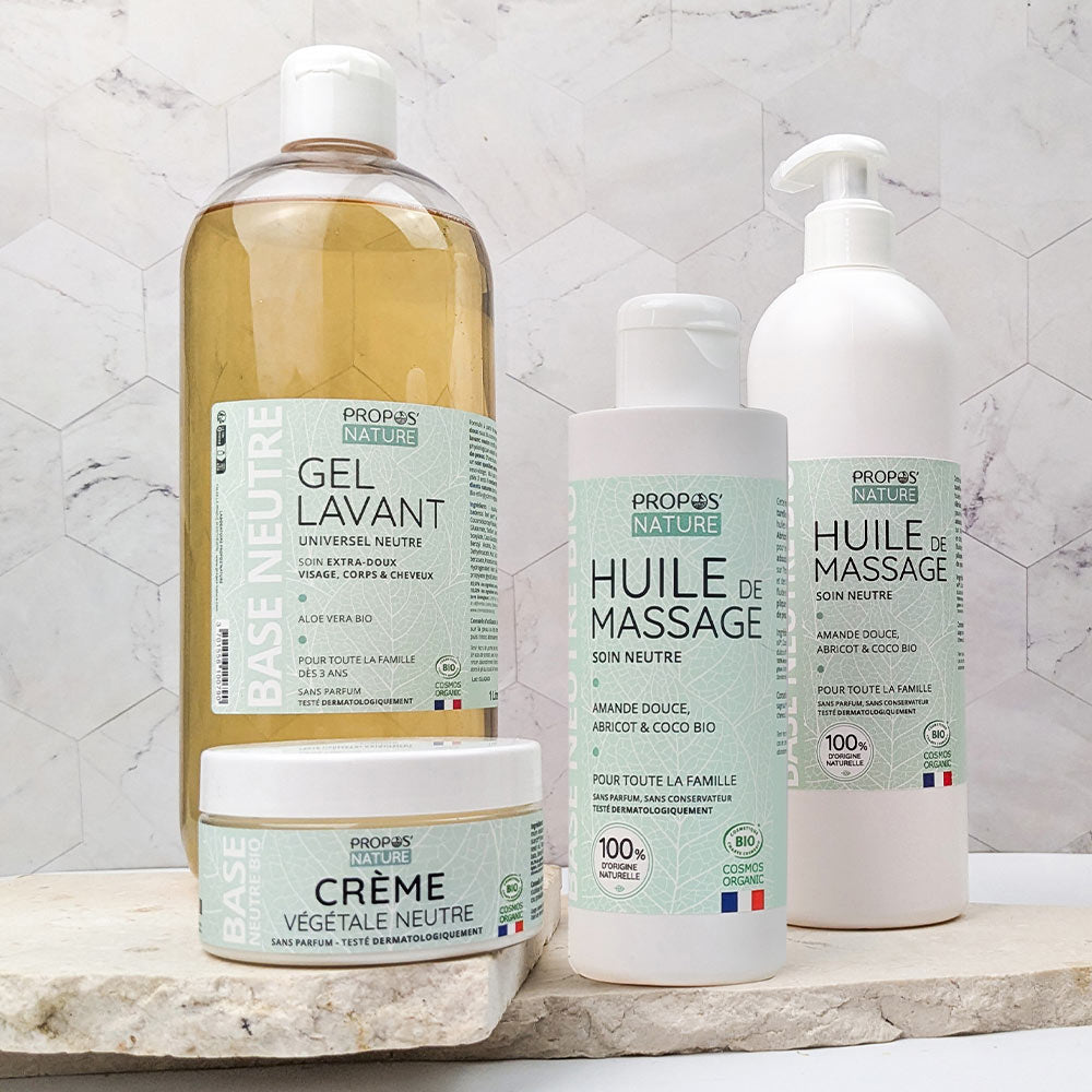 Huile de massage neutre