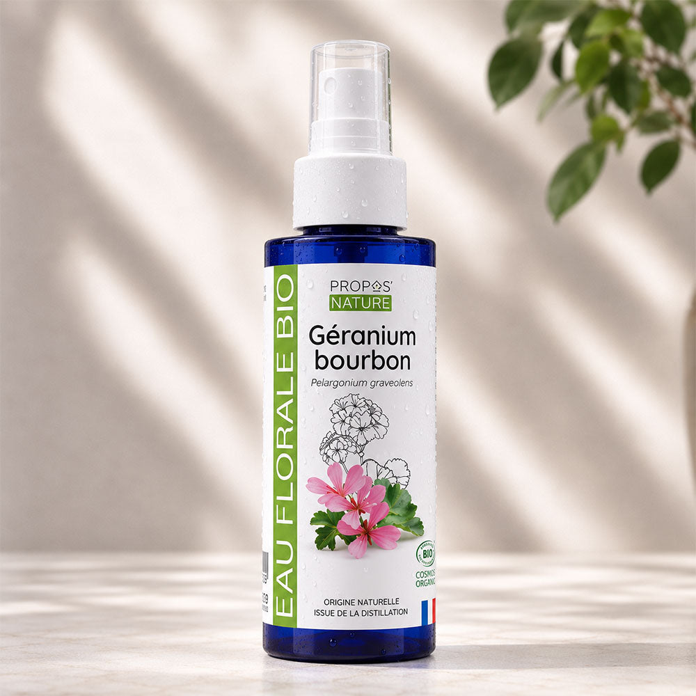 Organic Bourbon Geranium Hydrosol