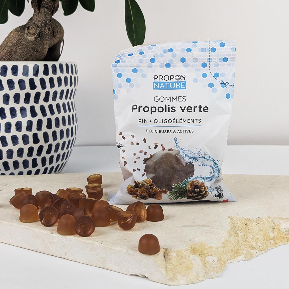 Gommes Propolis verte, Pin et Oligoéléments