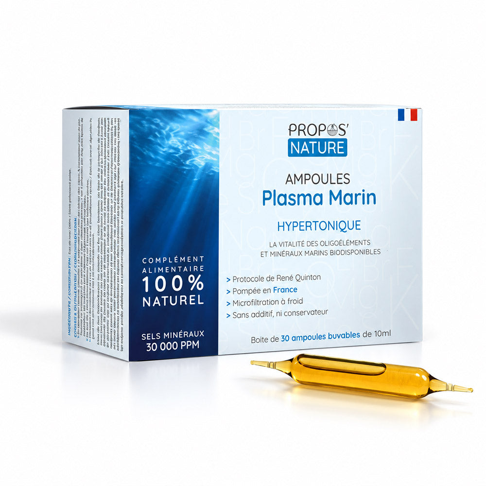 Hypertonic marine plasma