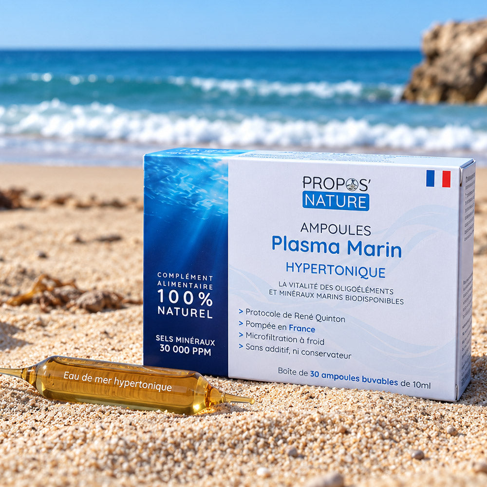 Hypertonic marine plasma