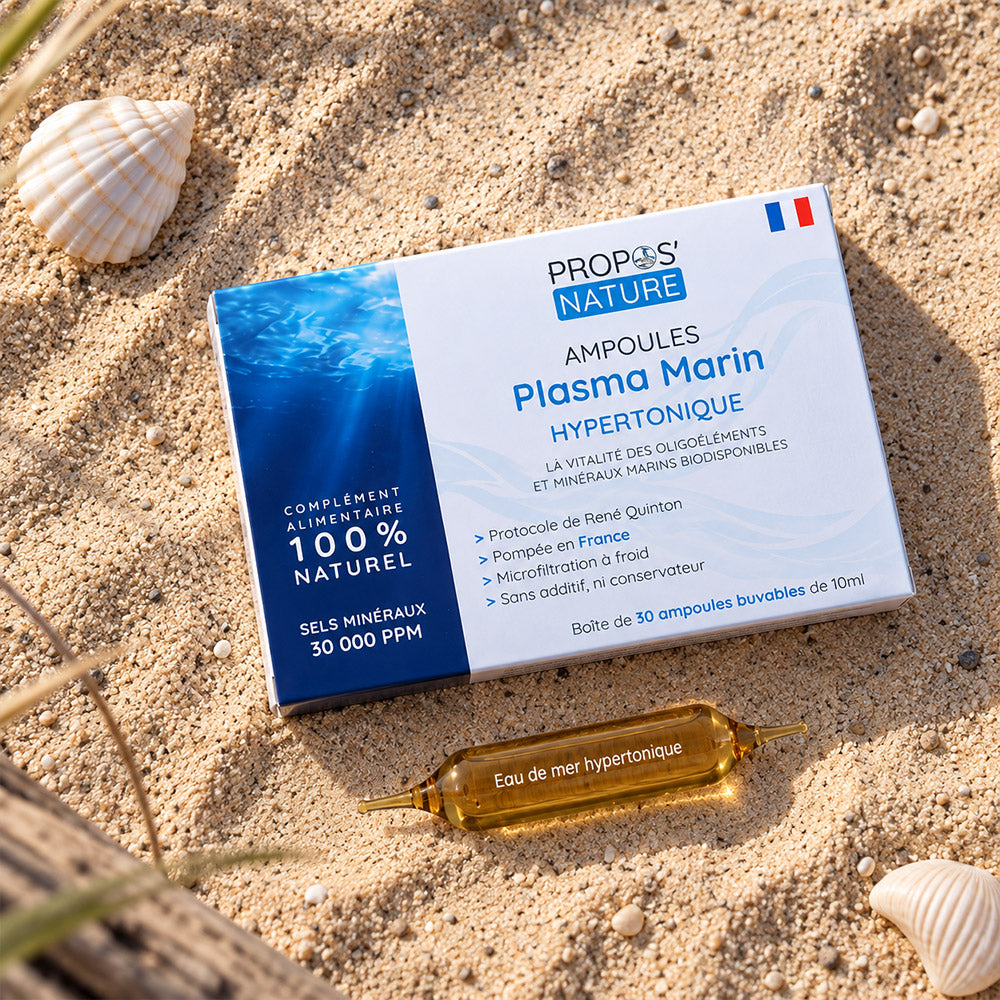 Hypertonic marine plasma