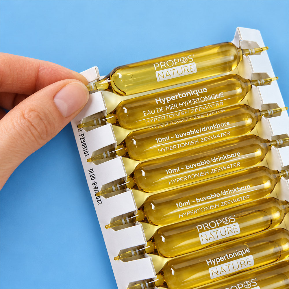 Hypertonic marine plasma