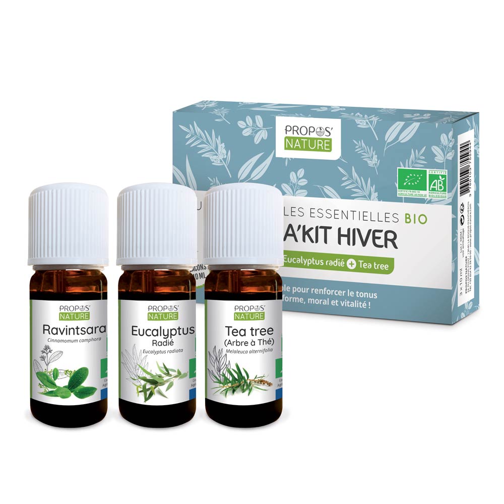 Winter Aroma'kit - 3 organic essential oils