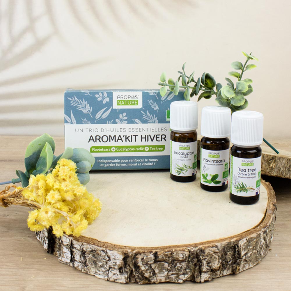 Winter Aroma'kit - 3 organic essential oils