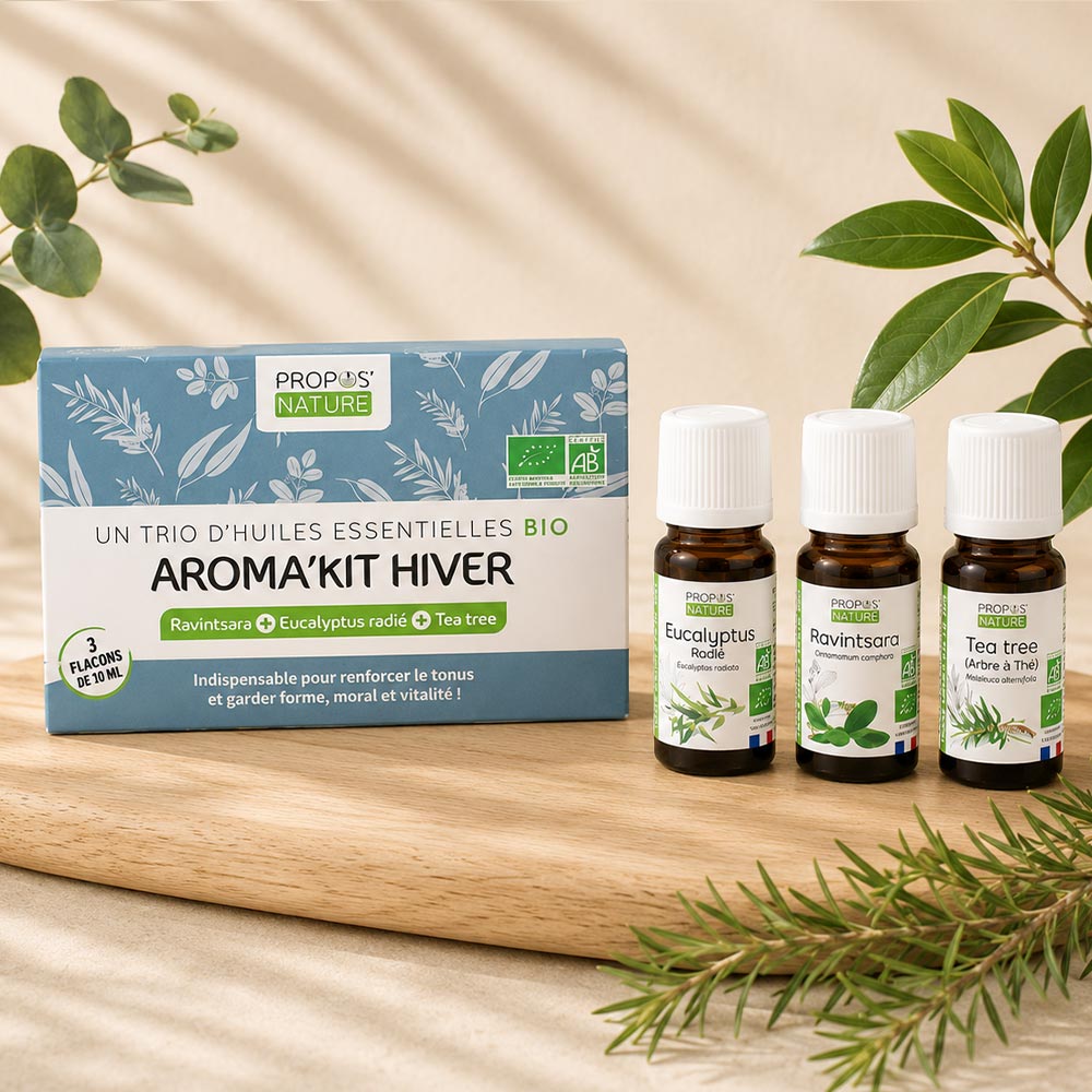 Aroma'kit Hiver - 3 huiles essentielles bio