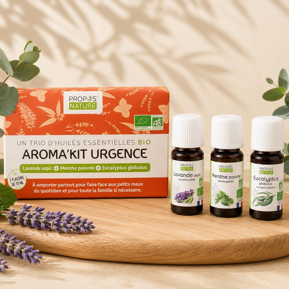 Aroma'kit Urgence - 3 huiles essentielles bio
