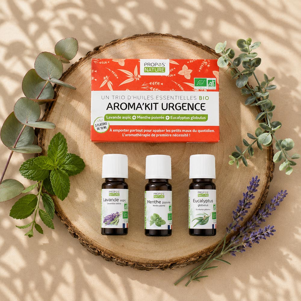 Aroma'kit Urgence - 3 huiles essentielles bio