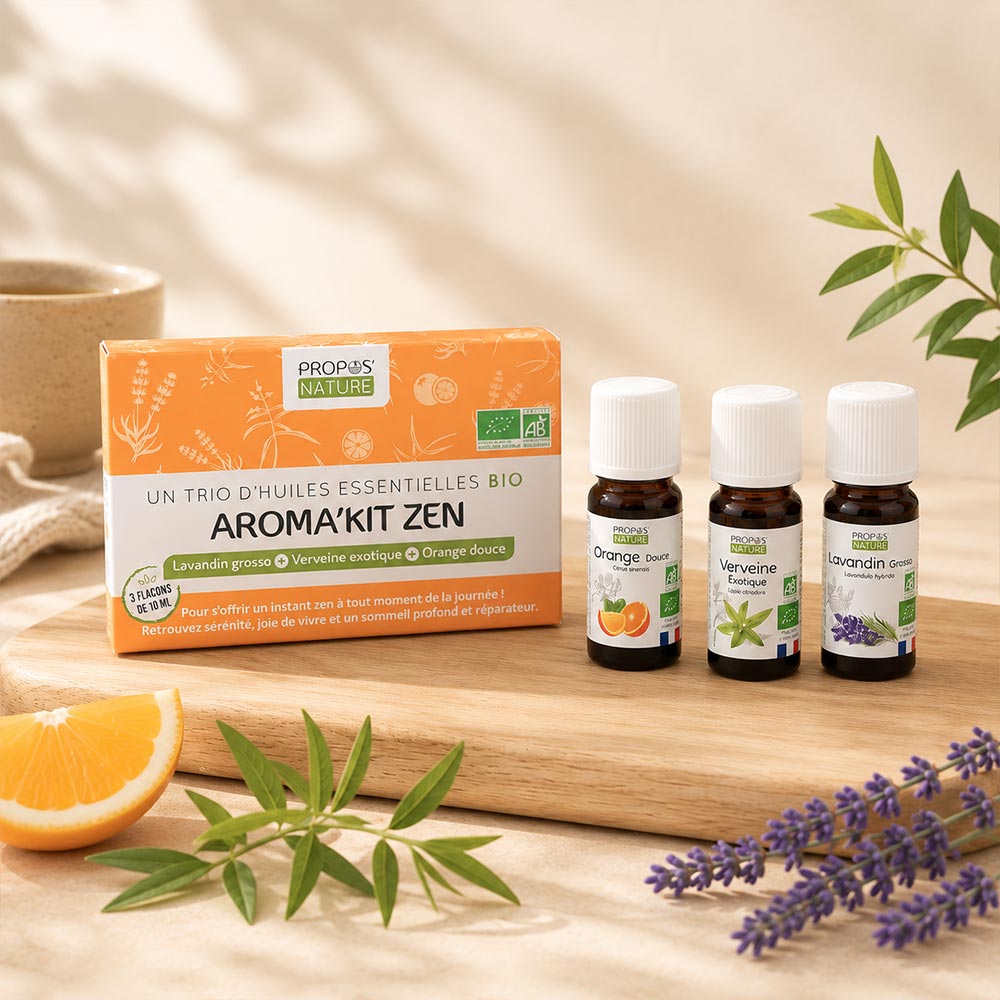 Aroma'kit Zen- 3 huiles essentielles bio