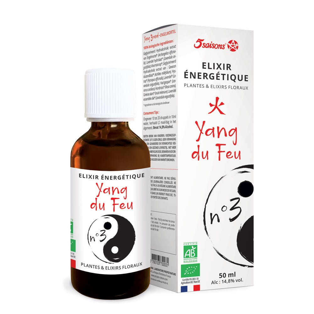 Elixir énergétique N°3 - Yang du feu