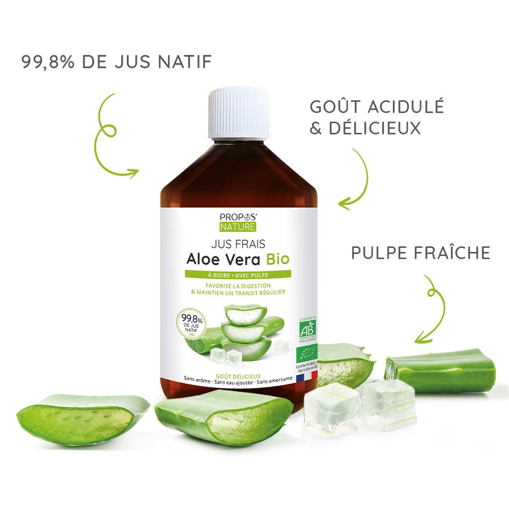 Organic Drinkable Aloe Vera Juice