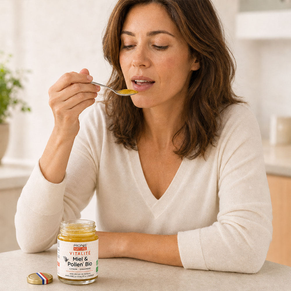 Mélange Vitalité - Miel Pollen & Gingembre