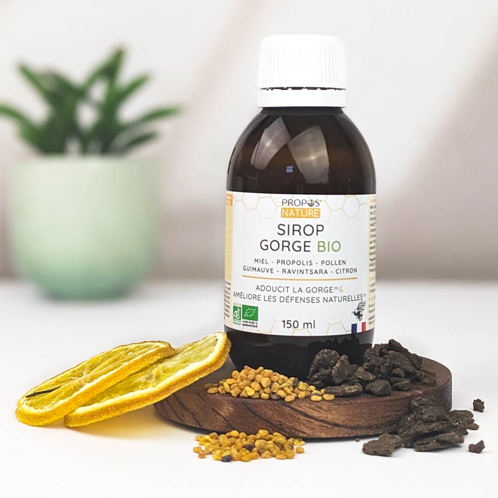 Throat syrup - Honey Propolis & Pollen