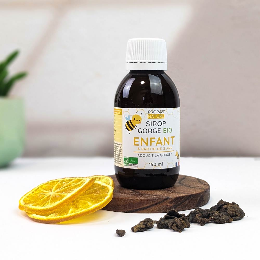 Children's Throat Syrup - Honey Propolis Pollen