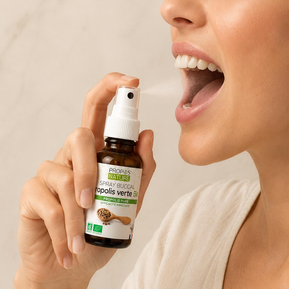 Spray buccal de Propolis verte