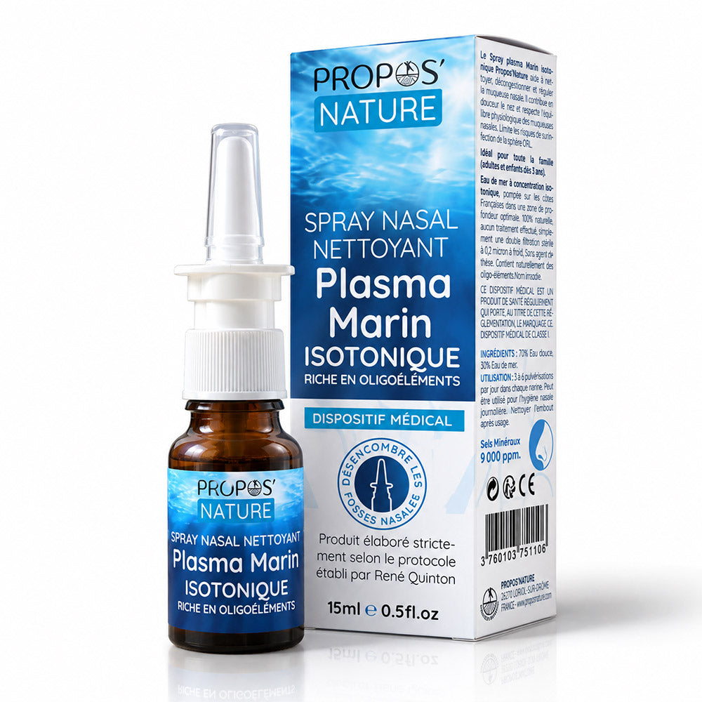 Isotonic marine plasma spray