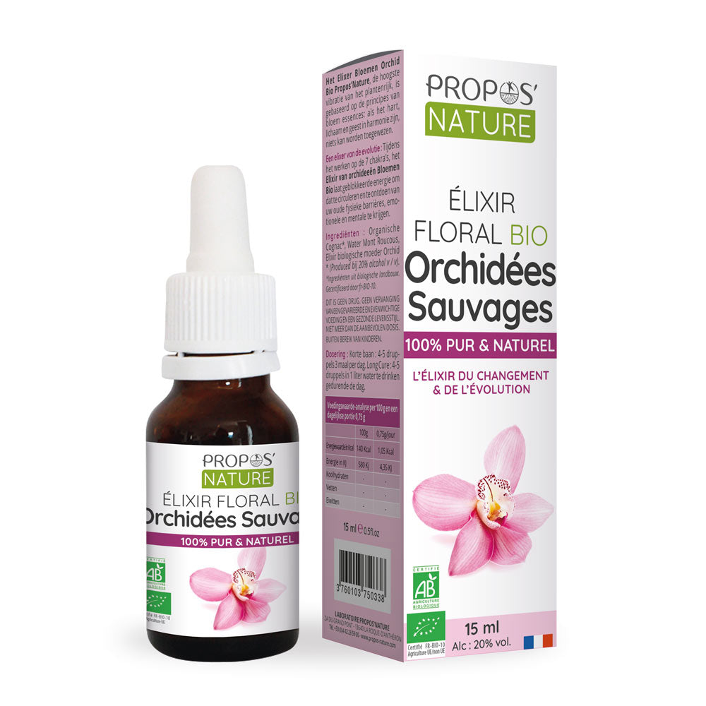 Elixir floral d'Orchidées sauvages Bio