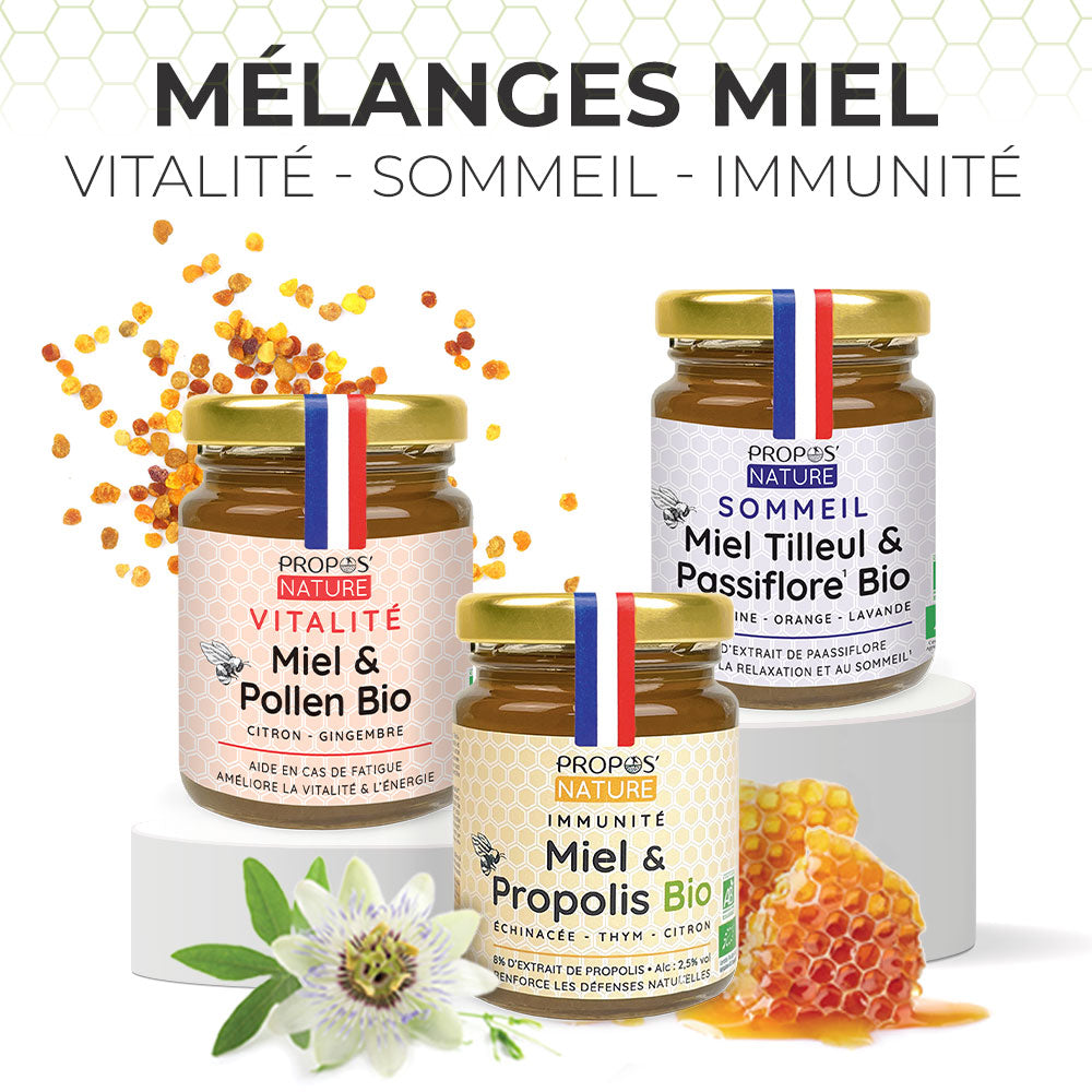 Mélange Vitalité - Miel Pollen & Gingembre