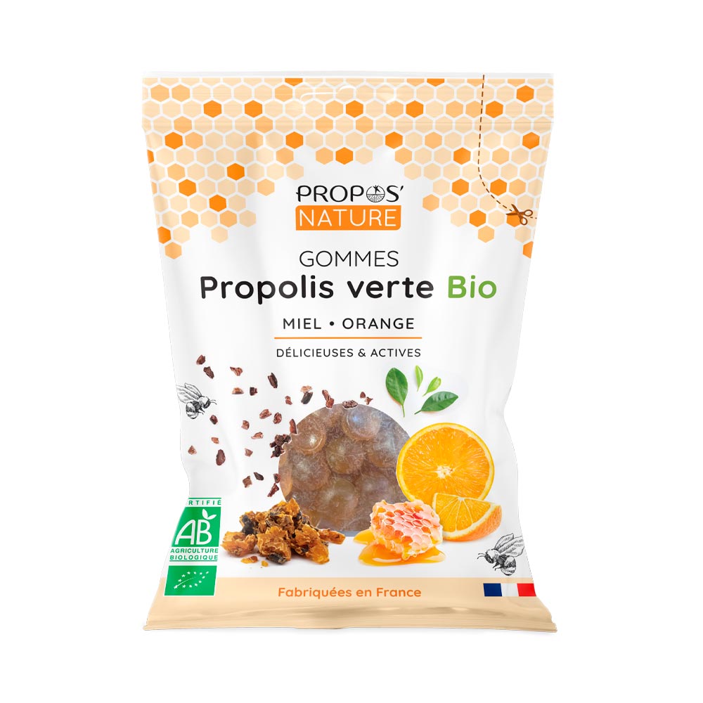 Green Propolis, Honey and Orange Lozenges