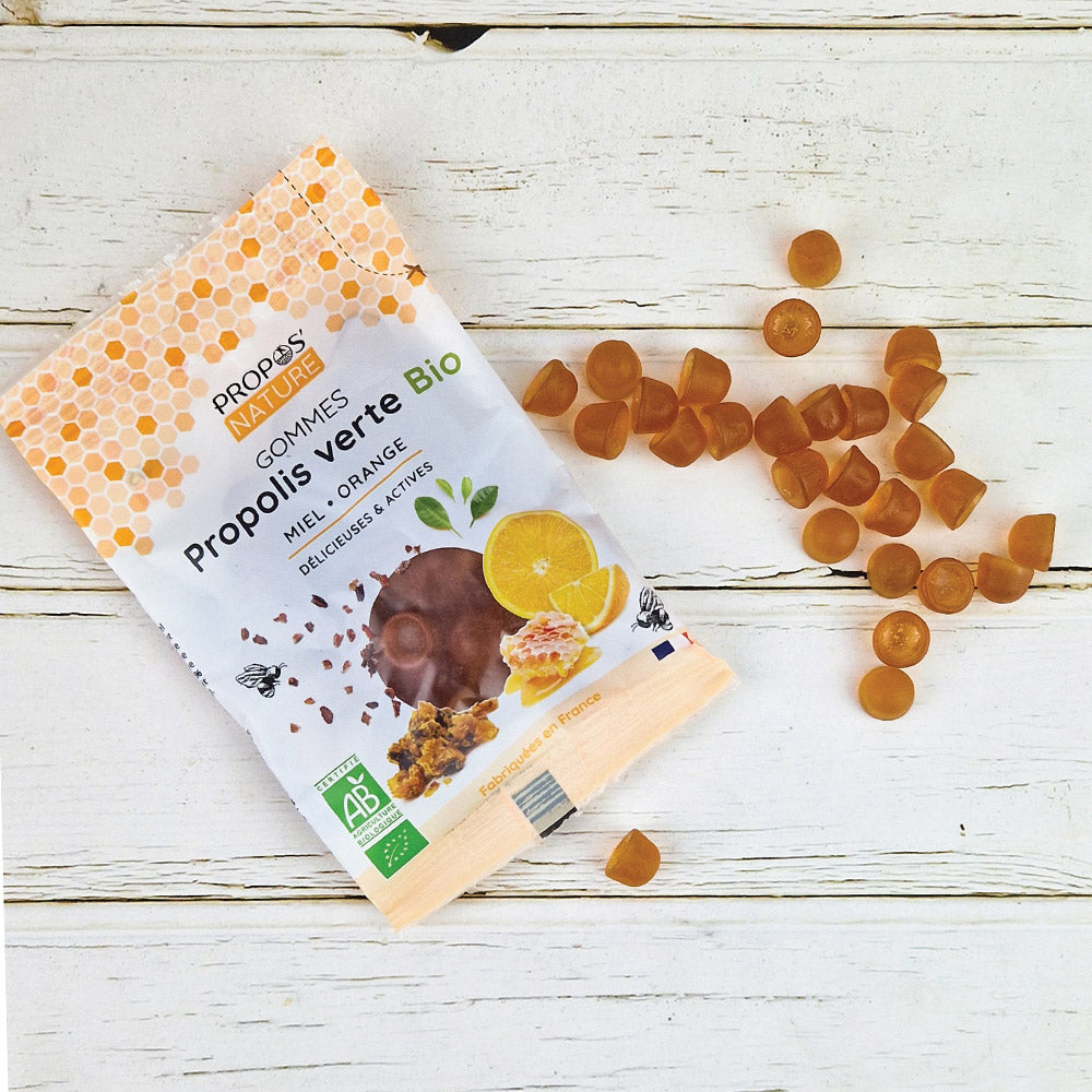 Green Propolis, Honey and Orange Lozenges