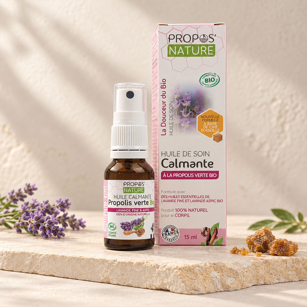 Calming Organic Lavender & Propolis Oil