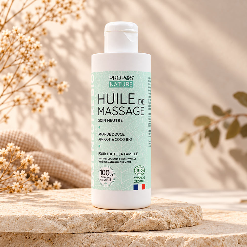 Huile de massage neutre