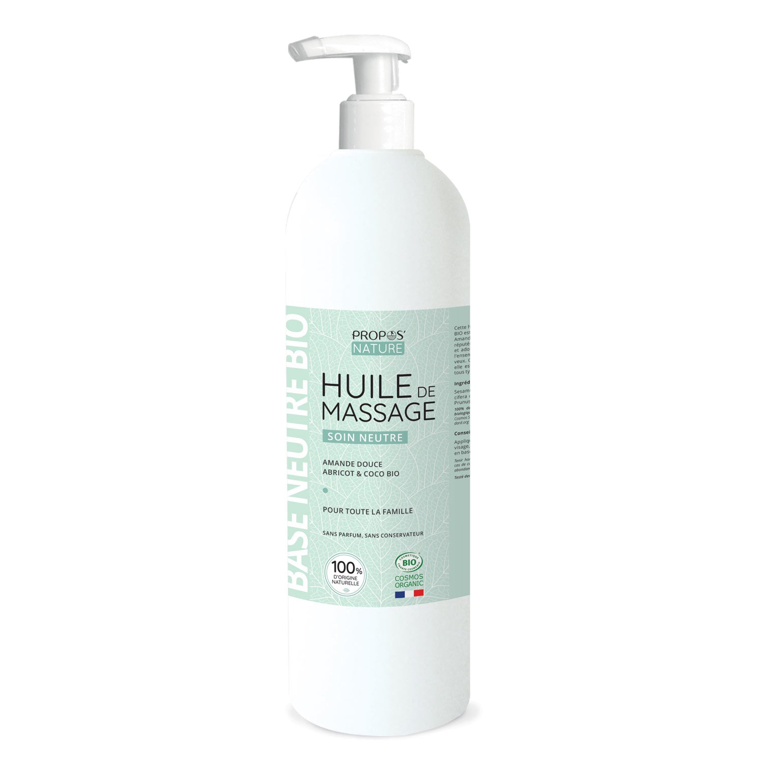 Huile de massage neutre