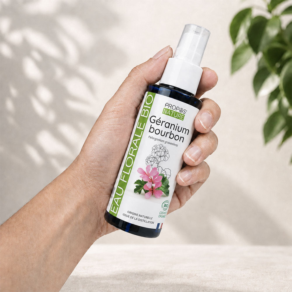 Organic Bourbon Geranium Hydrosol